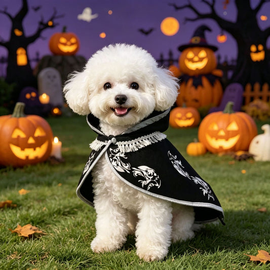 Cozy Critters Pet Store eagle feather pattern Halloween pet cape