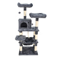 GOOPAWS 58-in Faux Fur Cat Tree & Condo