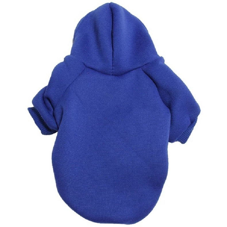 Solid Color Dog Sweatshirt Pet Clothing
