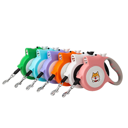 Automatic Retractable LED Pet Leash - 16ft