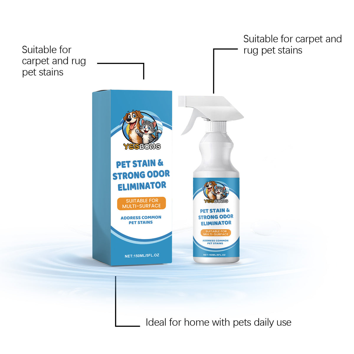 Pet Stain Cleaner and Odor Eliminator