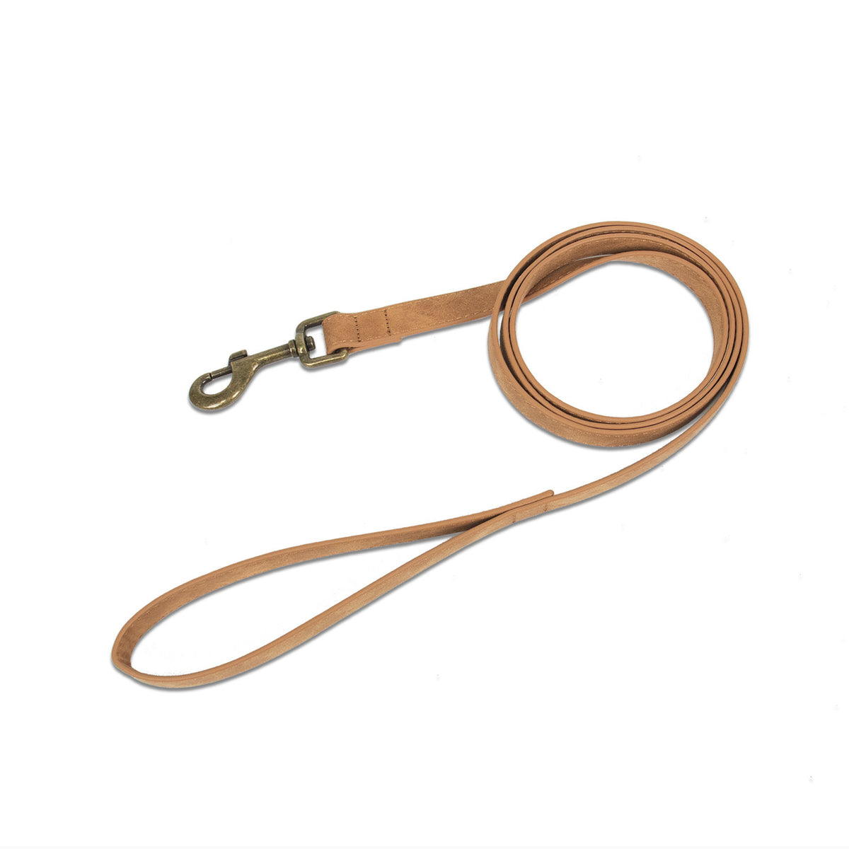 Retro Leather Dog Collar & Leash Set