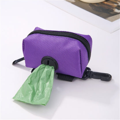 Pet Waste Bag Dispenser Pouch with Zipper Closure