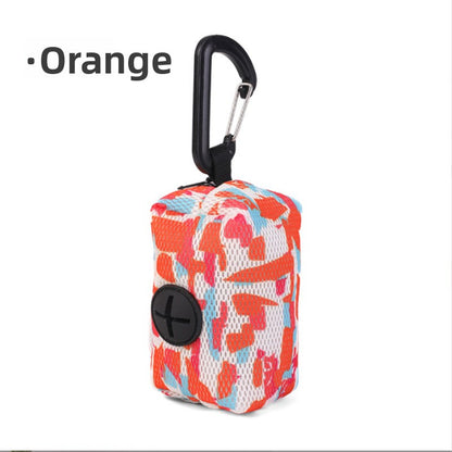 Pet Waste Bag Dispenser Pouch with Zipper Closure