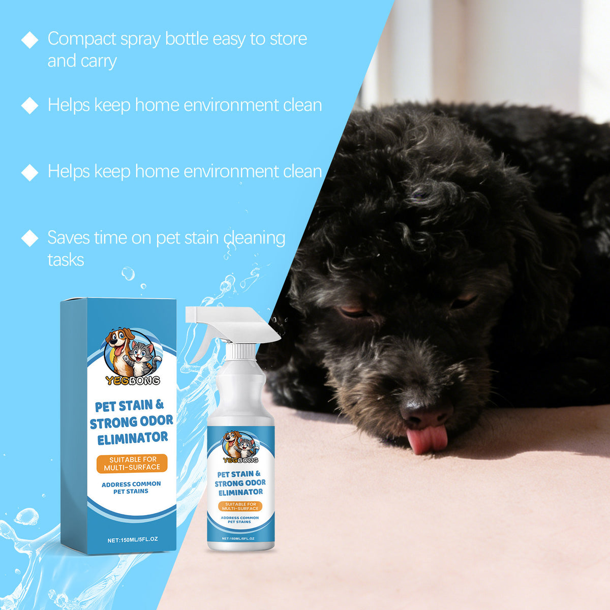 Pet Stain Cleaner and Odor Eliminator