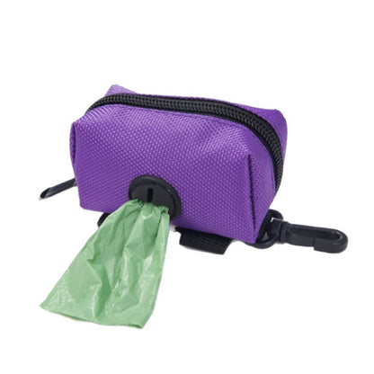 Pet Waste Bag Dispenser Pouch with Zipper Closure