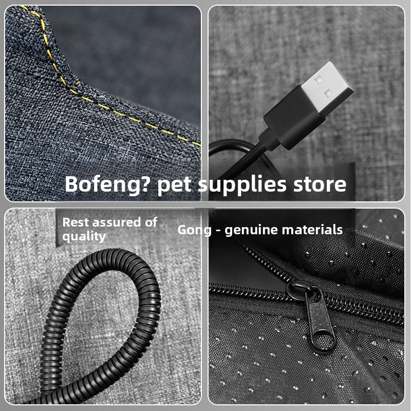 Dog Cat Electric Heating Blanket Soft Winter Pet Mat