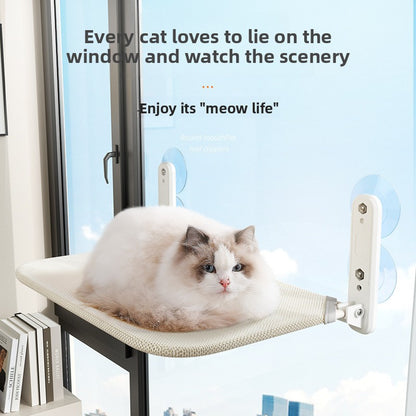 Foldable balcony cat hammock