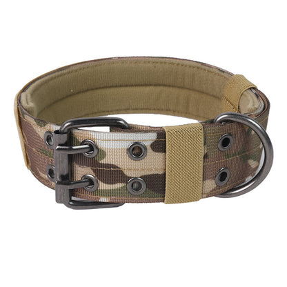 Tactical Camo Dog Collar & Bungee Leash Set