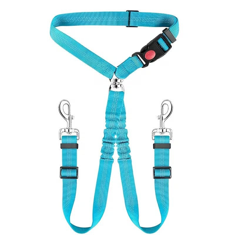 Adjustable Dog Car Safety Harness Leash