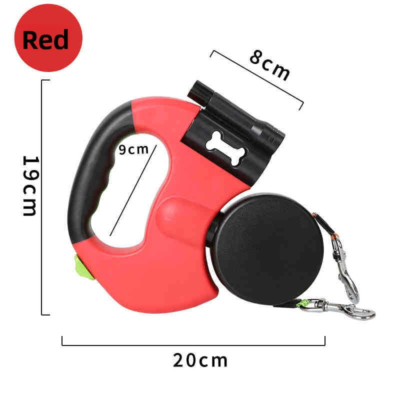 Automatic Retractable Dual Dog Leash