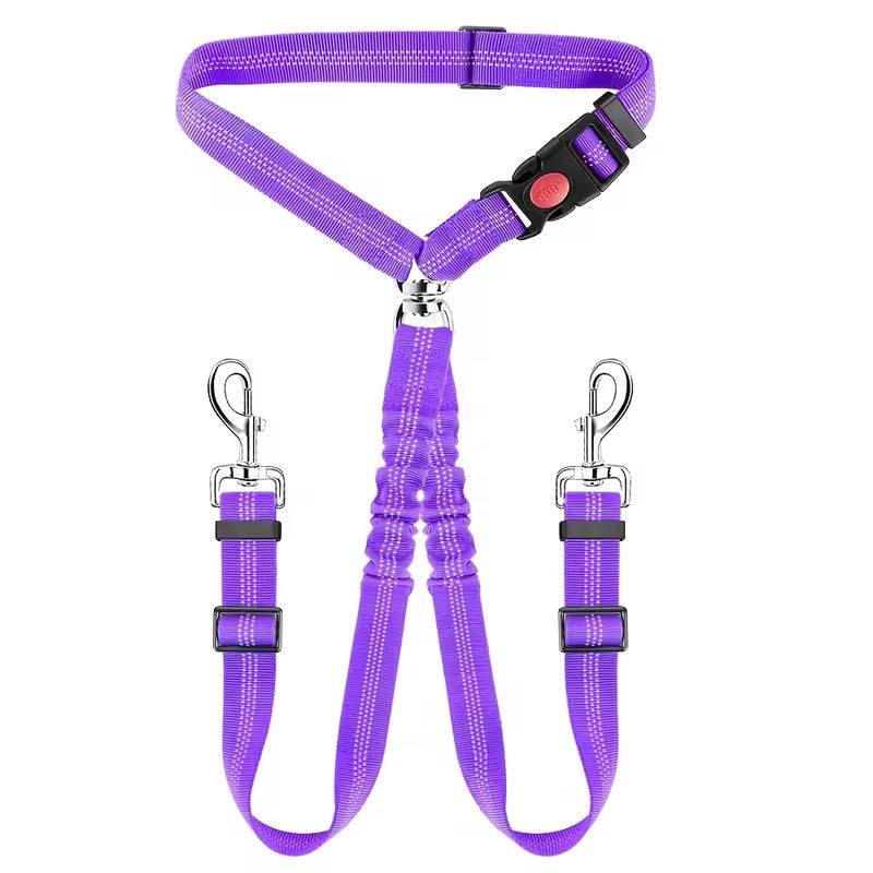 Adjustable Dog Car Safety Harness Leash