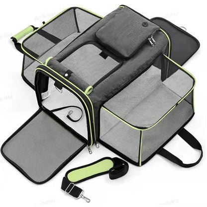 Pet Carrier Bag with Expandable Space