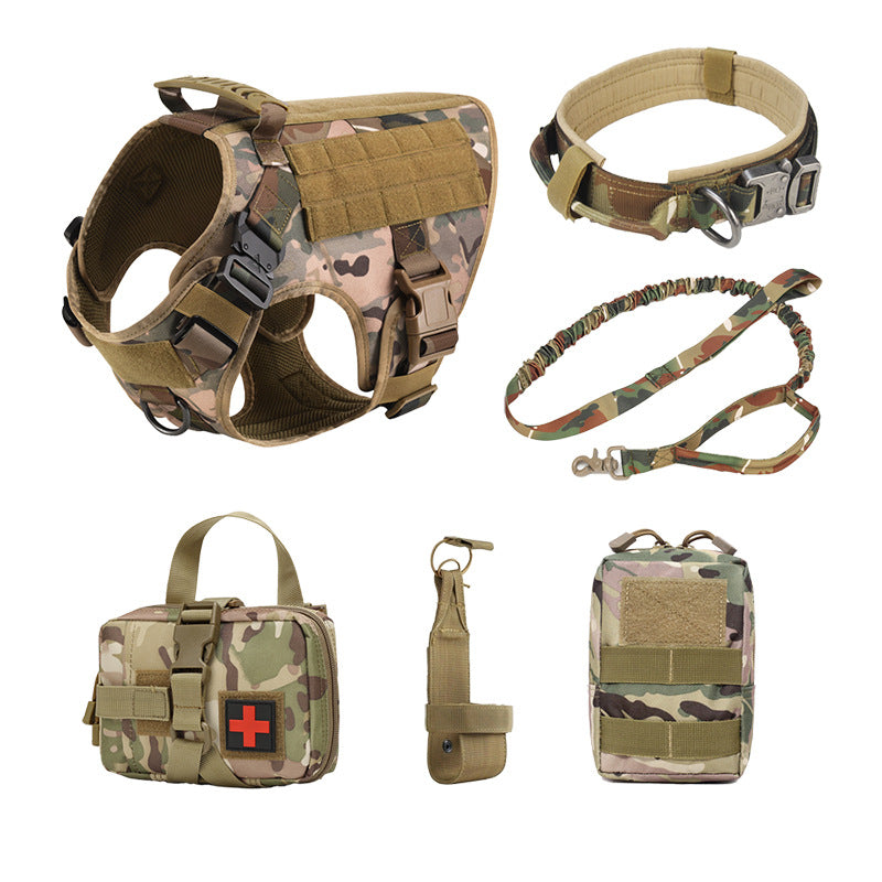 Tactical Dog Vest Harness Set with Accessories