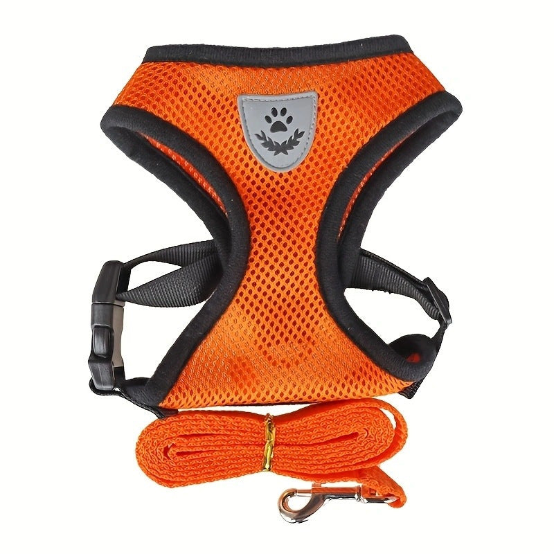 Dog Leash Harness Set