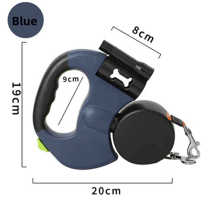 Automatic Retractable Dual Dog Leash