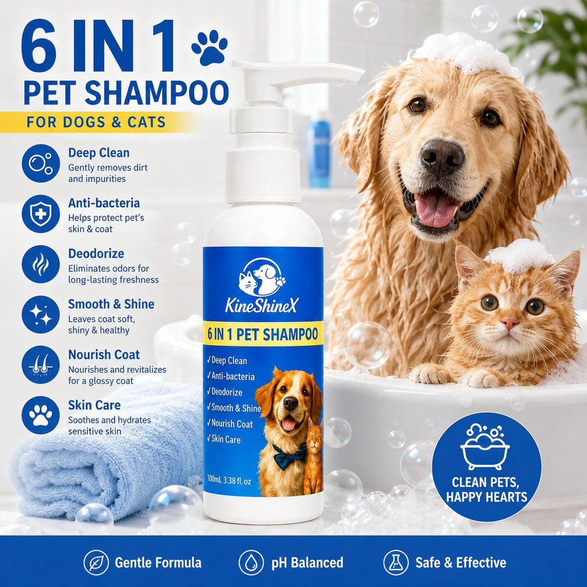 Cozy Critters Pet Store conditioning pet shampoo