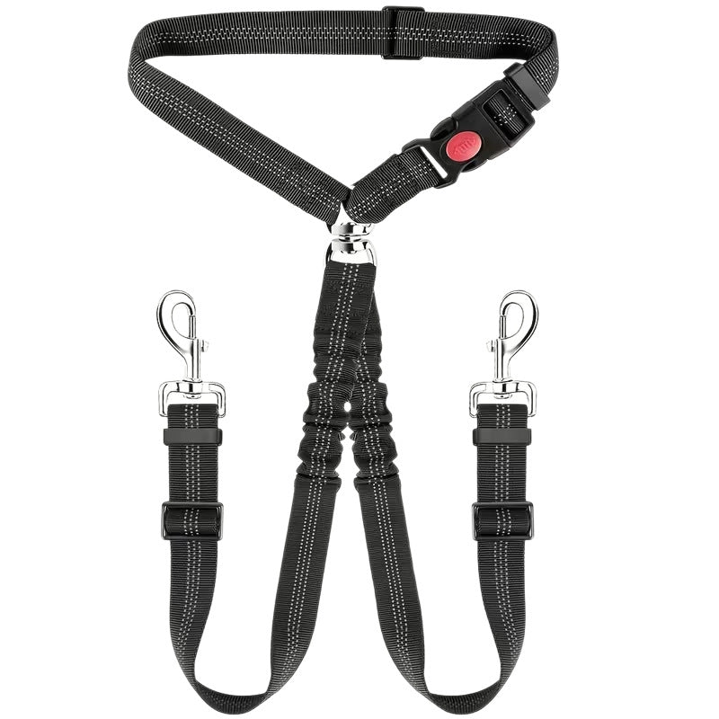 Adjustable Dog Car Safety Harness Leash