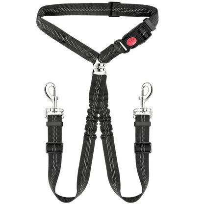 Adjustable Dog Car Safety Harness Leash