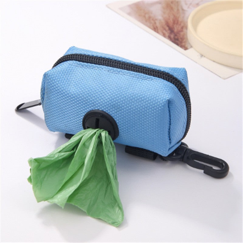 Pet Waste Bag Dispenser Pouch with Zipper Closure