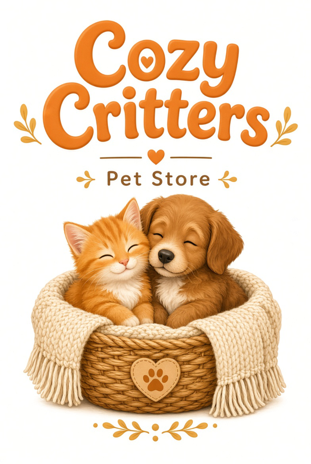 Cozy Critters Pet Store logo