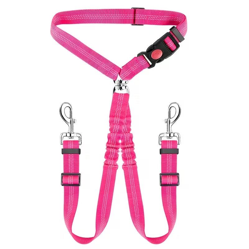 Adjustable Dog Car Safety Harness Leash