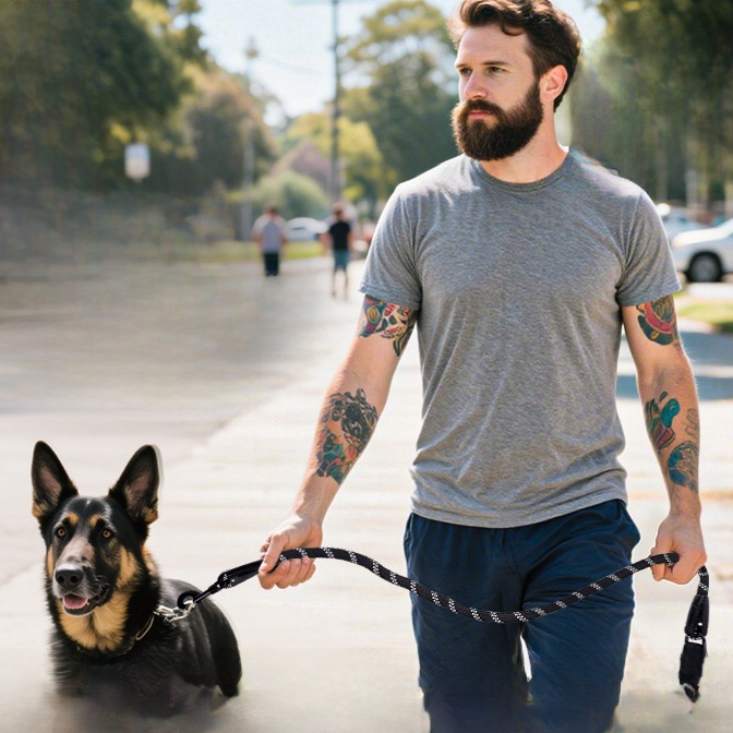 Cozy Critters Pet Store reflective nylon dog leash for medium and large pets