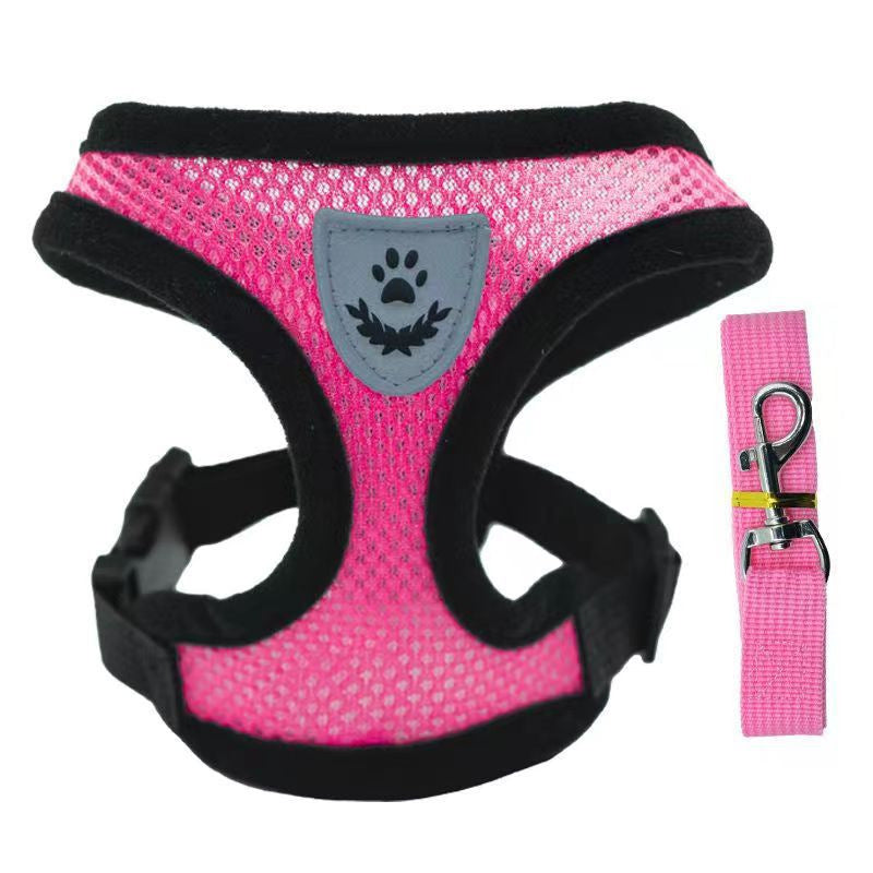 Dog Leash Harness Set