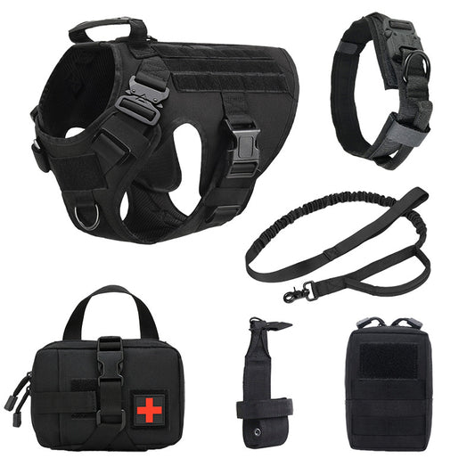 Cozy Critters Pet Store tactical dog vest harness set with accessories