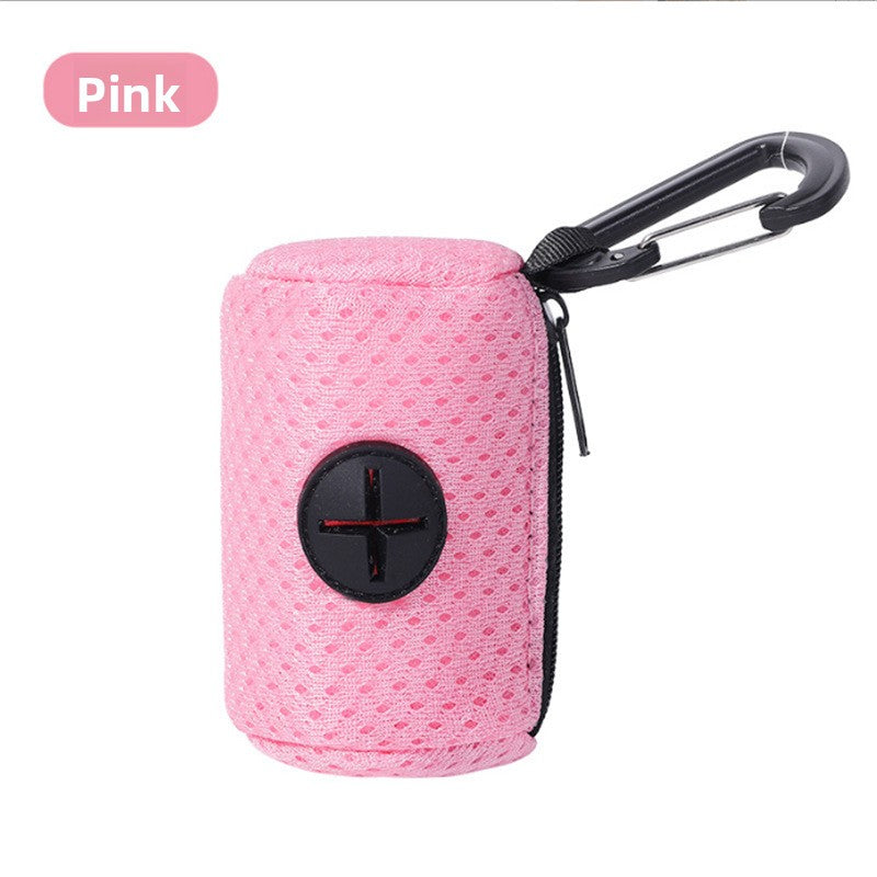 Pet Waste Bag Dispenser Pouch with Zipper Closure