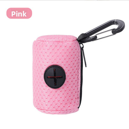 Pet Waste Bag Dispenser Pouch with Zipper Closure