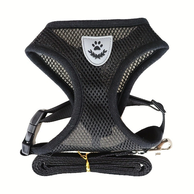 Dog Leash Harness Set