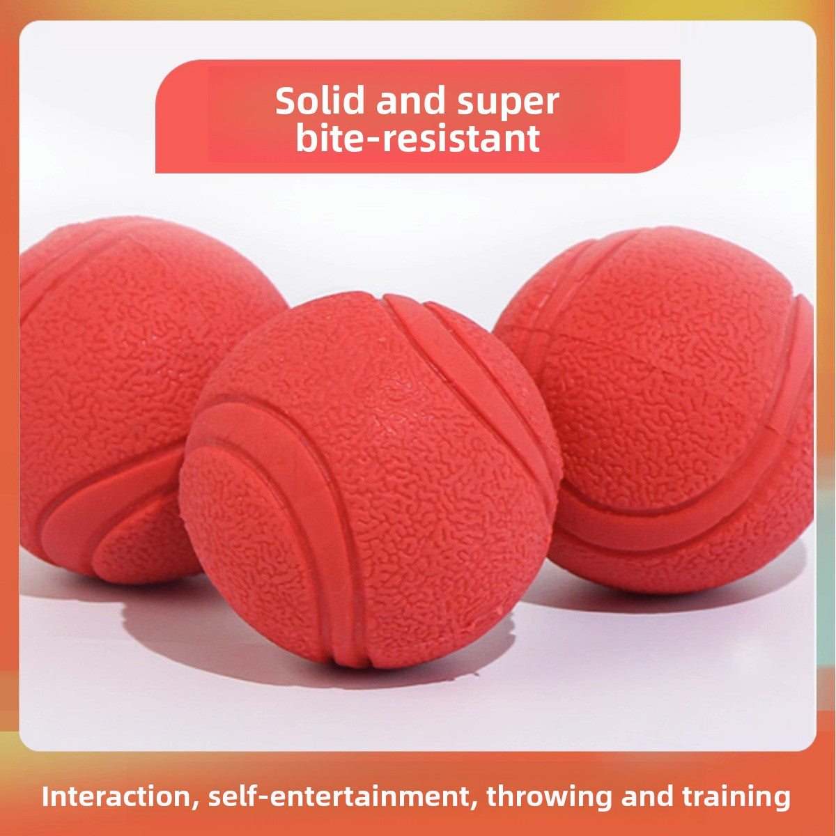 Cozy Critters Pet Store rubber squeaky dog toy ball