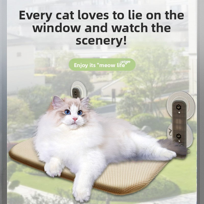 Foldable balcony cat hammock
