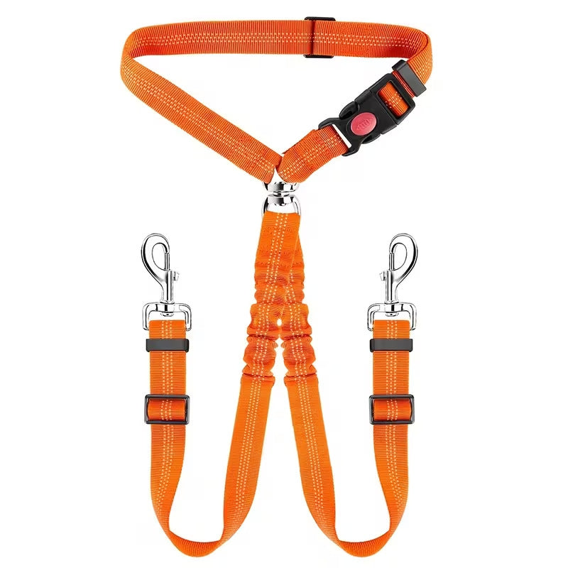 Adjustable Dog Car Safety Harness Leash