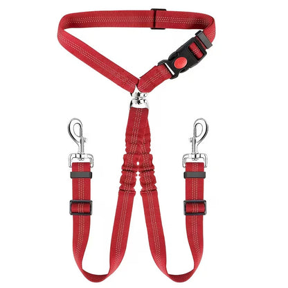 Adjustable Dog Car Safety Harness Leash