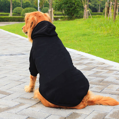 Solid Color Dog Sweatshirt Pet Clothing