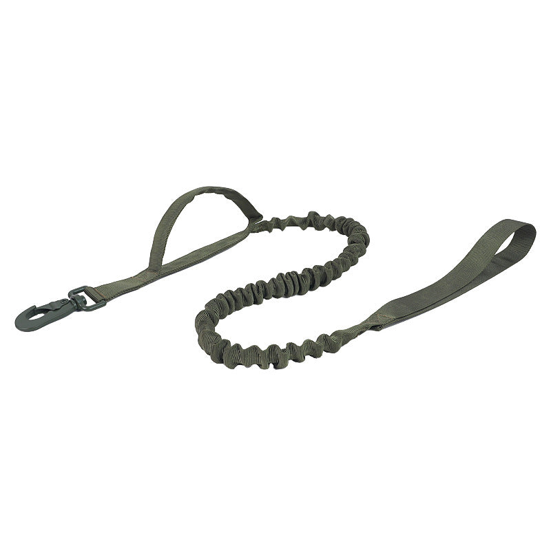 Tactical Camo Dog Collar & Bungee Leash Set