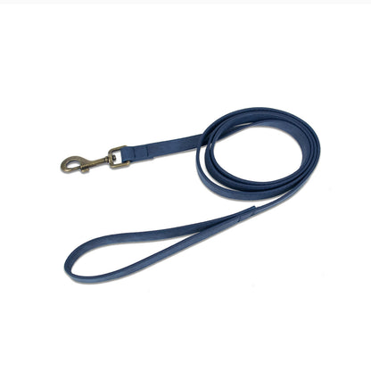 Retro Leather Dog Collar & Leash Set