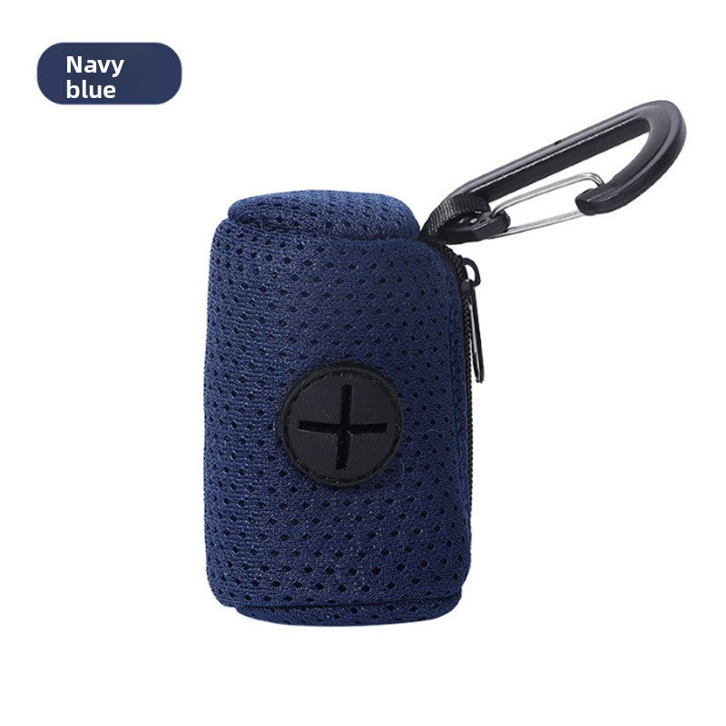 Pet Waste Bag Dispenser Pouch with Zipper Closure