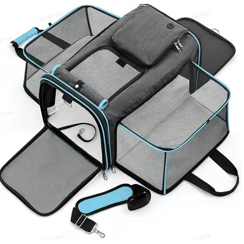 Pet Carrier Bag with Expandable Space