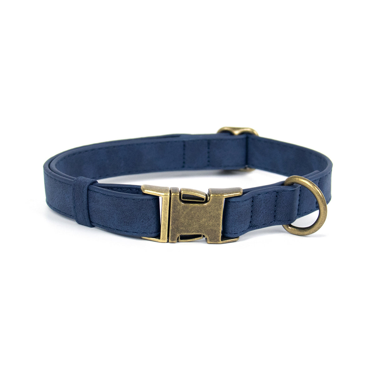 Retro Leather Dog Collar & Leash Set