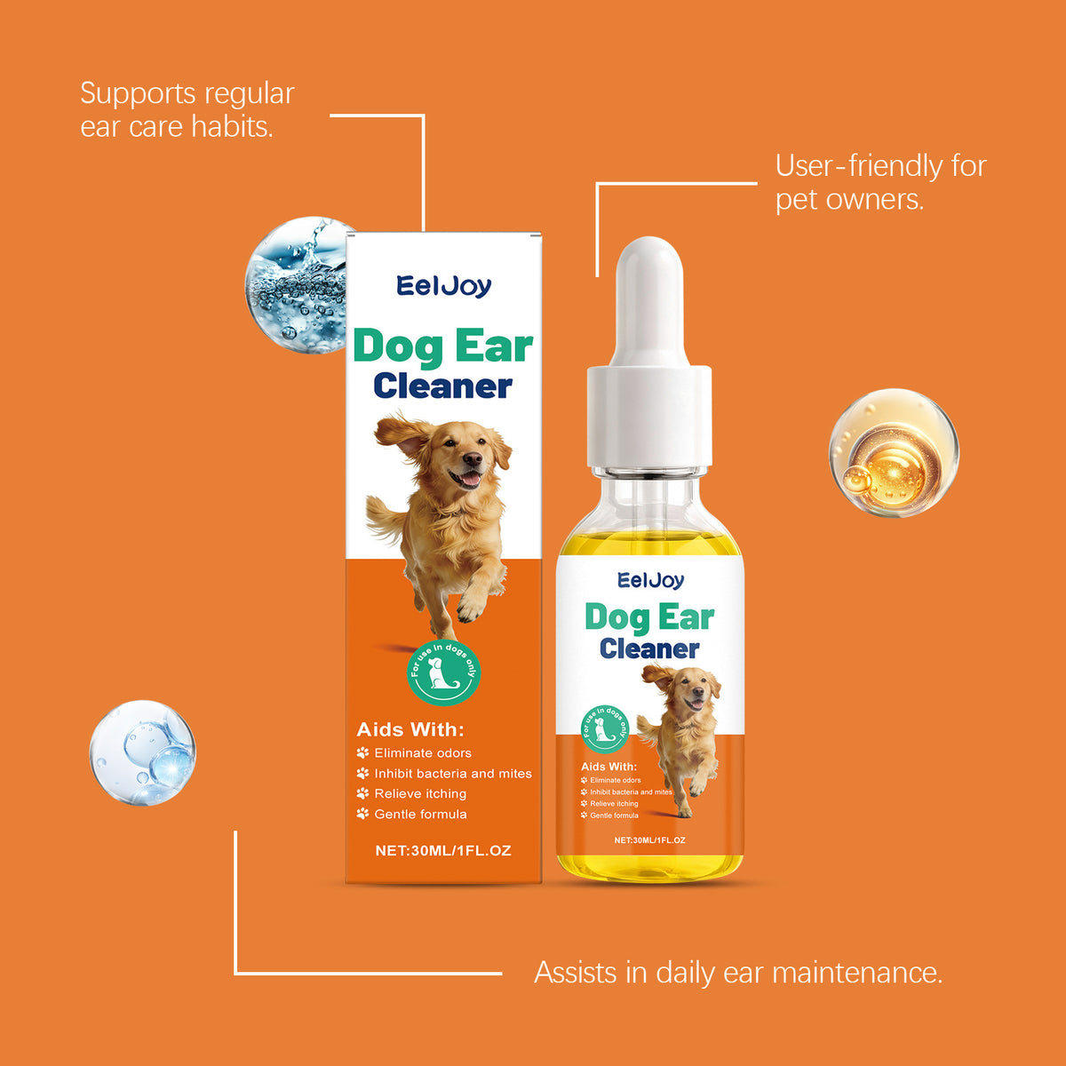 Dog Ear Cleaning Drops for Daily Ear Care