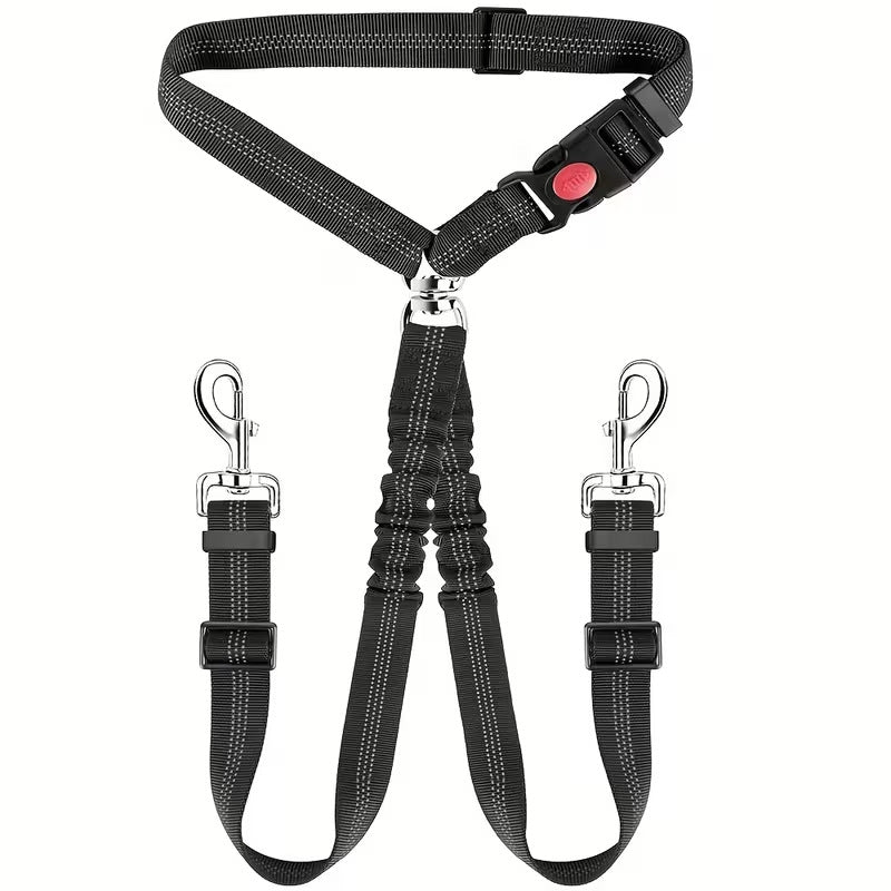 Adjustable Dog Car Safety Harness Leash